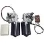 BEMONOC High Torque PMDC Right Angle Gear Motor 24V Reversible 50 RPM (Right Gear-Box) Barbecue Grill Motor with Double Flat Shaft