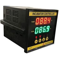 Industrial Digital Temp and Humidity Controller (Fan, Motor, Sprinkler) with External Humi-Temp Transmitter (Model: AI-RHTC) for Poultry, Incubators, Egg-Shelf, Agriculture, Pharma by INSTRUKART
