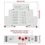 GRT8-M1 Delay Time Relay Multifunctional Time Relay with 10 Functions DIN Rail Mount AC/DC 12V~240V