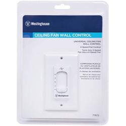Westinghouse Lighting 7787200 Ceiling Fan Wall Control , White