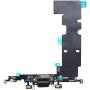 Johncase OEM Charging Port Dock Connector Flex Cable + Microphone + Cellular Antenna + Vibration Motor Connector Replacement Part Compatible for iPhone 8 Plus All Carriers (Gray)