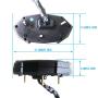 SAMDO Universal Motorcycle Speedometer Odometer Tachometer RPM Speedometer Gauge 199 Kph Mph for Carburetor Motor