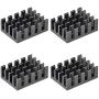uxcell Electronic Radiators Heatsink for MOS GPU IC Chip Black 19 x 14 x 7 mm 4pcs