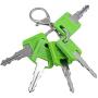 5 Keys RV MK9901 Compatible with FIC Code 9901 6601 Motorhome-Master Green Key