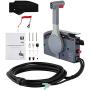 OVERSEE Outboard Remote Control Box Side Mount Outboard Motor Fits for 703 Yamaha Outboards Push Throttle 10 Pin Cable 16 Feet Harness 703-48205-16-00