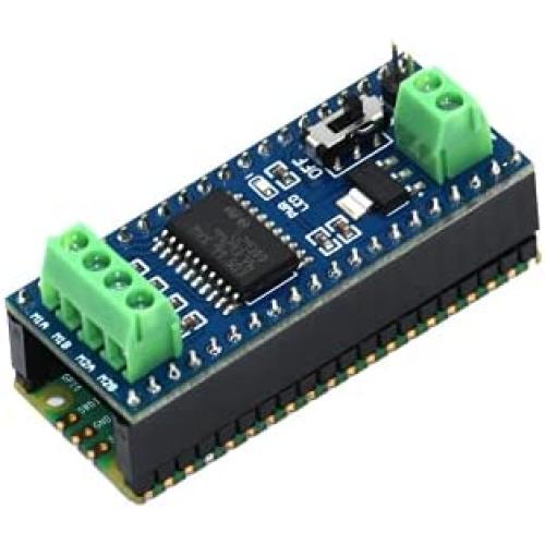 sb components Raspberry Pi Pico Board with Pico Motor Driver HAT Connects 2 DC and 1 Stepper Motor DC Motor Control Module for Raspberry Pi Pico, Raspberry Pi Pico Kit
