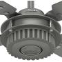 Hunter Chronicle Industrial Indoor / Outdoor Ceiling Fan with Wall Control, 54