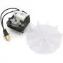 SM550 Universal Bathroom Vent Fan Ventilator Motor, Replacement Electric Motor Kit with Fan 50 CFM For Broan Nutone 65100 C01575