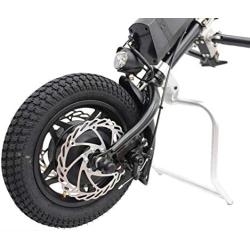 CONHIS MOTOR Wheelchair Tractor 36V 250W 350W 12inch Electric Handcycle Wheelchair Attachment Handbike DIY Conversion Kit with 8.8AH or 10.4AH or 11.6AH Battery (36V 250W, 8.8AH Battery)