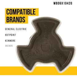 WB06X10420 Microwave Glass Tray Drive Coupling - Replaces AP3416049, 942560, AH651211, EA651211, PS651211, WB6X10420