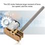DC 6V 12V Gear Motor 1024GA20 Thread Flip N20 Gear Motor M4 x 55mm Shaft(6V 100RPM)