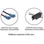 Byenins 266149 RV Power Awning Replacement Universal Motor Compatible with Solera Power Awnings Including Flat, pitched and Short Assemblies, 12-Volt DC and 75-RPM