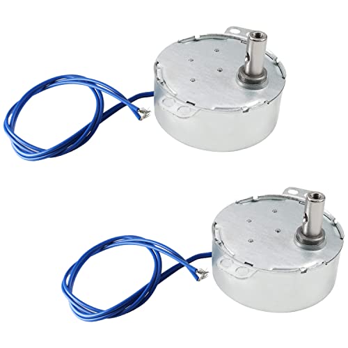 Heyiarbeit Synchronous Synchron Motor 50-60Hz AC 110V 15-18RPM Electric Motor CCW TYC-50 4W Horizontal Hole Tapping Shaft for Hand-Made School Project Model 1pcs