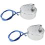 Heyiarbeit Synchronous Synchron Motor 50-60Hz AC 110V 15-18RPM Electric Motor CCW TYC-50 4W Horizontal Hole Tapping Shaft for Hand-Made School Project Model 1pcs