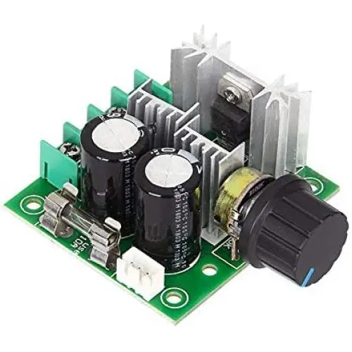 Stayhome 1pcs DC 12V 24V 30V 40V 13KHZ Auto PWM DC Motor Speed Regulator Governor Speed Controller Switch 10A 50V 1000uF