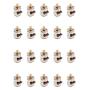 BAENRCY 20 pcs 3-5v Dc 2 Phase 4 Wire Dia 8mm Dc Stepper Motor Micro Stepping Motor for Digital Products Camera Size 8x9.5mm