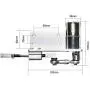 BEMONOC DIY Reciprocating Cycle Linear Actuator Kit with DC Gear Motor 24V 87 RPM Stroke 5/10mm With Switching Power Supply & Speed Controller