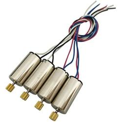 Upgraded Motors for Syma X9 X9S RC Amphibious Assault Vehicle RC Quad Copter Drone Replacement Spare Parts CCW and CW with Metal Gear Toy 4PCS