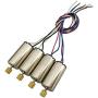 Motors for Syma X5S X5SC X5SW X5HC X5HW Rc Quad Copter Drone Replacement Spare Parts CCW and CW with Gear Toy 4pcs (Metal(Brass) Gears)
