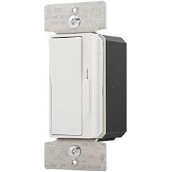 Eaton DFS15P-W Devine 1.5 Amp 120V 3-Speed Slide Fan Control, Ivory Finish