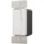 Eaton DFS15P-W Devine 1.5 Amp 120V 3-Speed Slide Fan Control, Ivory Finish