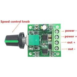 2 /Package PWM motor governor DC1.8V 3V 5V 6V 12V 2A DC motor governor Variable speed pulse width modulator