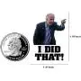I Did That Biden Stickers, 100Pcs 1.97x1.41 Inches Pointed to Your Right - Funny Sticker for Car Motorcycle Helmet Laptop Window (A)