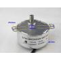 CHANCS Synchronous Synchron Motor TYD-50 12V AC 10-12RPM Flush Shaft 11mm Fixed Rotation CW Electric Motor