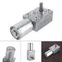 DC 12V Gear Box Motor, CW/CCW Reversible High Torque Worm Geared Motor (40RPM)