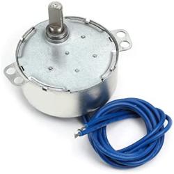 Jutagoss TYC-50 Synchronous Motor, Turntable Synchron Motor 4 Watt AC 110V 8-10 RMP Low RPM Motor,Cup Turner Spinning Motor CW/CCW Direction for Hand-Made,School Project,Model,Rotisserie 1Pcs