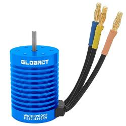 Globact Sensorless Waterproof Brushless Motor F540 3650 4390KV 4P Rc Brushless Motor for 1/10 RC Scale Short Course Truck Traxxas Slash Redcat ARRMA AXIAL HSP HPI Wltoys Kyosho HELION