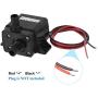 Mini Submersible Water Pump 2 Pack, DC 12V Ultra-Quiet Electric Brushless Submersible Fountain Pump for Aquarium Fish Tank Hydroponic Fountains