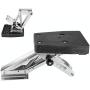 Akozon Outboard Motor Bracket Kicker for Boat 25HP 110 lbs 304 Stainless Steel Boat Motor Stand Bracket for 2‑Stroke Outboard Engine