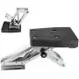 Akozon Outboard Motor Bracket Kicker for Boat 25HP 110 lbs 304 Stainless Steel Boat Motor Stand Bracket for 2‑Stroke Outboard Engine