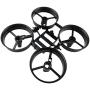 Upgraded Spare Parts Motors Propellers Props with Frame for JJRC H36 Tiny Whoop Eachine E010 Blade Inductrix Micro Drone Parts (Black-Red)