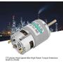 775 DC Motor, DC 24V/20000RPM 80W High Speed Low Noise High Torque Motor Extension Shaft Motor(24V20000RPM)