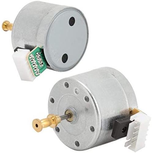Brush Motor,3-Speed Turntables,Long Service Life,Sturdy and Durable,DC 12V 3-Speed Brush Vinyl Record Recorder Turntables Motor 25mm Mounting Hole 78RPM
