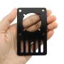 JJHXSM NEMA 23 Stepper Motor Mounting Plate 9.6x5.9x0.3cm Black 3D Printer Motor Mount Plate