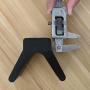 UANOFCN 2 Inch Mounting Width Boat Trailer Non Marking Polyurethane V Bow Stop