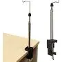 Rotary Tool Round Grinder Telescopic Hanging Stand Holder, Rotary Tool Hold Hanger Stand Clamp | Heavy Duty Flex Shaft Hanger Stand Tool for Household Instustrial Outdoor (Black)