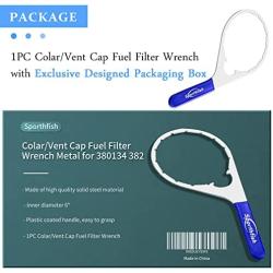 Colar/Vent Cap Fuel Filter Wrench Metal for 380134 382 Compatible with Detroit Diesel Truck Cummins Engines with 6 inch Inner Diameter