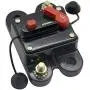 RKURCK 60 Amp Circuit Breaker with Manual Reset 12V-24V DC Surface Mount for Trolling Motor Auto Marine Boat Car Stereo Audio Speaker Resettable Fuse 60A