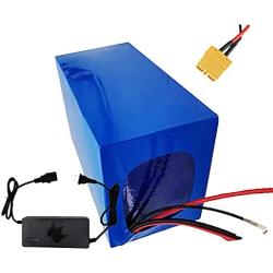 Wnicek 72V 20Ah 30Ah 40Ah E-Bike Battery Pack Electric Motorcycle Lithium Battery Replace Iron Phosphate Li-ion Battery Suitable for Motors Within 2800W with BMS+ Charger