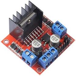 2Pack L298N Motor Drive Controller Board Module Dual H Bridge DC Stepper Compatible with Ar-duino Electric Projects, Smart Car Robot