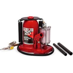 AFF Bottle Jack, Hydraulic Air Car Lift with Welded Tank and Frame - 20 Ton, Extra Thick Base, Dual Throttle Return Spring, Durable, Heavy Duty, Specially Engineered Air Motor, 5620SD