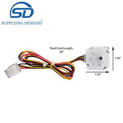 Supplying Demand W10184813 1489085 Refrigerator Door Ice Dispenser Motor Replacement with Plug