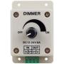 Hiletgo 3pcs DC12-24V 8Amp 0%-100% PWM Dimming Controller for LED Lights, Ribbon Lights,Tape Lights,Dimmer is compatible with Hilight, LEDwholesaler, fillite, and others strips