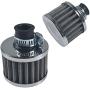 Miaowa 2PCS 12mm Mini Universal Sliver Motor Cone Cold Clean Air Intake Filter Turbo Vent Breather, Silver