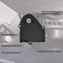 MangoS Compatible Air Blend Door Actuator # 89018365, 604-106, 52402588 - Fits 1994-2012 Chevrolet, Chevy, GMC - Silverado 1500 and 2500, Tahoe, Sierra - HVAC Blend Control Act