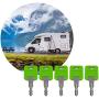 5 Keys RV MK9901 Compatible with FIC Code 9901 6601 Motorhome-Master Green Key